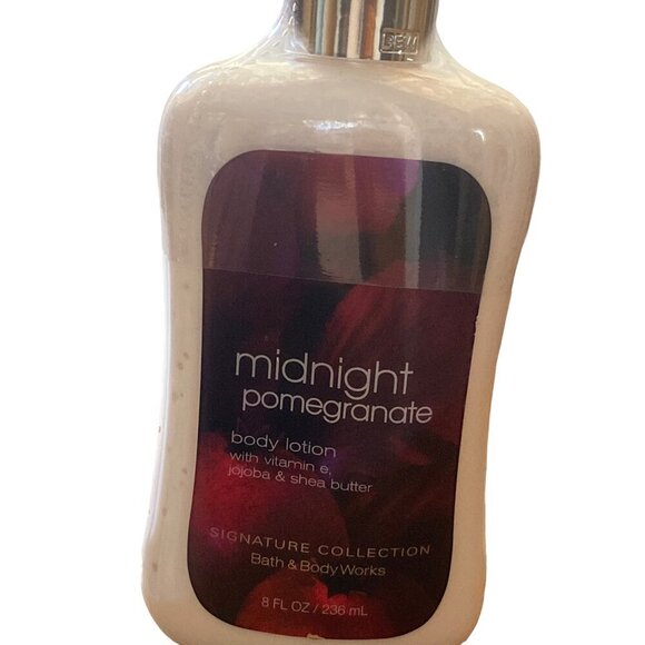 ONLY FOR Sallymander55 TWO BOTTLES Midnight Pomegranate Body Lotion BBW - Picture 3 of 9